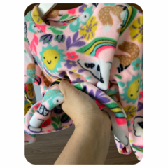 Pijama soft floresta rosa - NiNáh kids