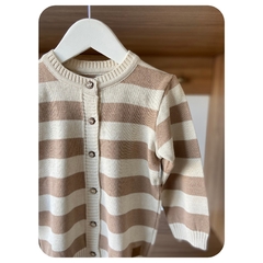 Cardigan tricot bege - comprar online