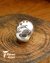 Anillo engarce de piedra rodocrosita regulable en plata