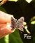 Anillo mariposa con engarce de Rubí corindón en internet