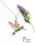 Colgantes colibrí de colores - tienda online