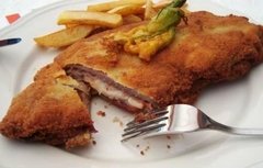 Milanesas de Bondiola de cerdo Rellenas