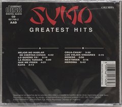 Cd Sumo - Greatest Hits - Nuevo Bayiyo Records en internet
