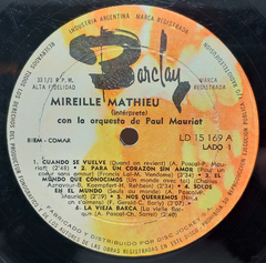 Vinilo Lp Mireille Mathieu - Mireille Mathieu Argentina en internet