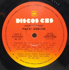 Vinilo Lp Patxi Andion - Amor Primero 1983 Argentina - BAYIYO RECORDS