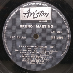 Vinilo Lp Bruno Martino - Dedicato A Te 1966 Italia en internet