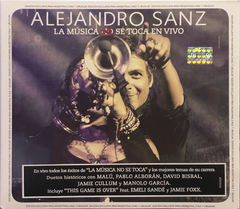 Cd + Dvd Alejandro Sanz - La Música No Se Toca En Vivo Nuevo