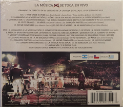 Cd + Dvd Alejandro Sanz - La Música No Se Toca En Vivo Nuevo - comprar online