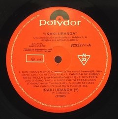 Vinilo Lp - Iñaki Uranga - Iñaki Uranga 1987 Argentina - BAYIYO RECORDS