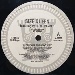 Vinilo Maxi - Size Queen Ft Paul Alexander - Walk! 1996 Usa en internet