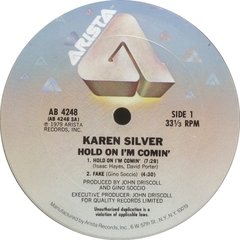 Vinilo Maxi - Karen Silver - Hold On I'm Comin' 1979 Usa