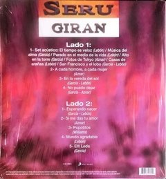 Vinilo Lp - Seru Giran - Seru Giran En Vivo Il 1992 - Nuevo - comprar online