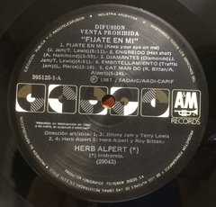 Vinilo Lp Herb Alpert - Keep Your Eye On Me - Fijate En Mi - BAYIYO RECORDS