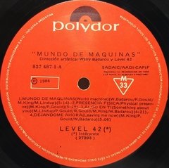Vinilo Lp - Level 42 - World Machine - Mundo De Maquinas Arg - BAYIYO RECORDS