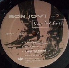 Vinilo Lp - Bon Jovi - Keep The Faith - Nuevo Cerrado - BAYIYO RECORDS