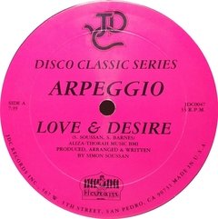 Vinilo Maxi - Arpeggio/ French Kiss - Love & Desire / Panic