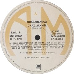 Vinilo Lp - Chaz Jankel - Chazablanca 1983 Argentina - comprar online