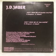 Vinilo Jd Jaber Don't Wake Me Up Maxi Aleman 1986 - comprar online