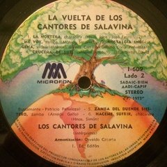 Vinilo La Vuelta De Los Cantores De Salavina Lp Argentina 75 en internet