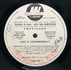 Vinilo Lp - Alec R. Costandinos - Americana 1981 Argentina - BAYIYO RECORDS