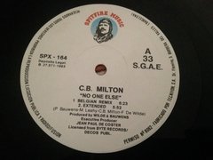 Vinilo Maxi Cb Milton No One Else Maxi Español 1993 - BAYIYO RECORDS