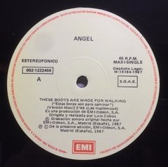 Vinilo Maxi - Angel - These Boots Are Made For Walking 1987 - BAYIYO RECORDS