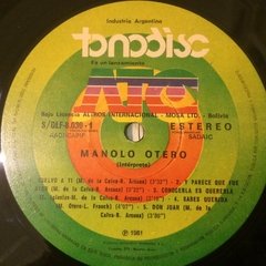 Vinilo Manolo Otero Experiencias Lp Argentina 1981 - BAYIYO RECORDS