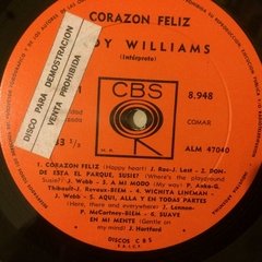 Vinilo Andy Williams Corazon Feliz Lp Argentina 1969 Promo - BAYIYO RECORDS