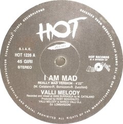 Vinilo Maxi - Valli Melody - I Am Mad 1994 Italia
