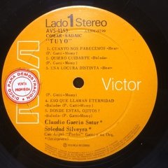Vinilo Claudio Garcia Satur Soledad Silveyra Tuyo Lp 1973 - BAYIYO RECORDS