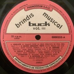 Vinilo Brindis Musical Buck Vol 3 Lp Argentina 1970 en internet