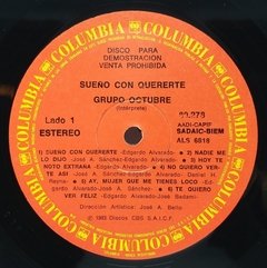 Vinilo Lp Grupo Octubre - Sueño Con Quererte 1983 Argentina - BAYIYO RECORDS