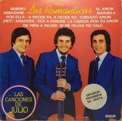 Vinilo Lp - Trio Los Romanticos - Y...las Canciones De Julio