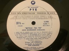 Vinilo John Schroeder Witchi-tai-to Lp Argentina 1971 Promo - BAYIYO RECORDS