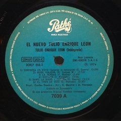 Vinilo Tulio Enrique Leon - El Nuevo Tulio Enrique Leon 1974 - BAYIYO RECORDS