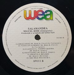 Vinilo Lp - Miguel Bose - Salamandra 1986 Argentina