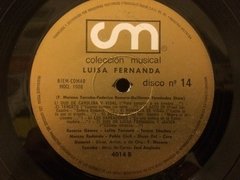 Vinilo Luisa Fernanda F. Moreno Torroba - Disco N° 14 Lp Arg en internet