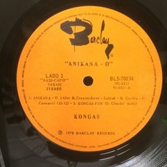 Vinilo Kongas Anikana-o Lp Argentina 1978 - BAYIYO RECORDS