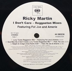 Vinilo Maxi Ricky Martin I Don't Care (reggaeton Mixes) Usa - comprar online