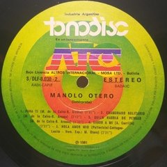 Vinilo Lp - Manolo Otero - Experiencias 1981 Argentina - tienda online