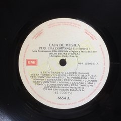 Vinilo Lp - Pequeña Compañia - Caja De Musica 1984 Argentina - BAYIYO RECORDS