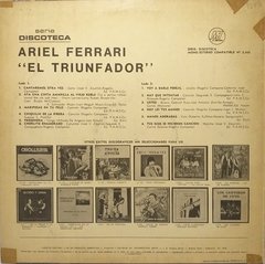 Vinilo Lp - Ariel Ferrari - El Triunfador 1976 Argentina - comprar online