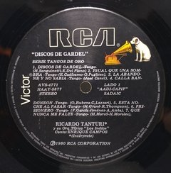 Vinilo Lp Ricardo Tanturi Enrique Campos - Discos De Gardel - BAYIYO RECORDS