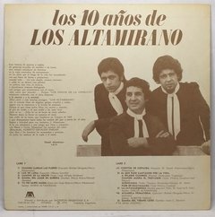 Vinilo Lp Los Altamirano Los 10 Años De Los Altamirano 1979 - comprar online