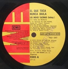 Vinilo Lp Los Indios Tacunau - El Que Toca Nunca Baila 1979 - BAYIYO RECORDS