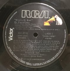 Vinilo Lp - Nicola Di Bari - En Castellano 1979 Argentina - BAYIYO RECORDS