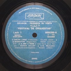 Vinilo Maxi-simple 45 Rpm Festival De Orquestas 1982 (200) - BAYIYO RECORDS