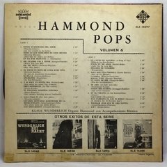 Vinilo Klaus Wunderlich Hammond Pops 6 Lp 1970 - comprar online