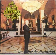 Vinilo Lp - Matt Monro - Un Toque De Distinción 1982 Arg