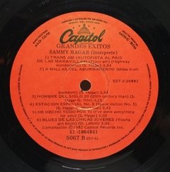 Vinilo Lp Sammy Hagar - Grandes Exitos 1982 Argentina - BAYIYO RECORDS